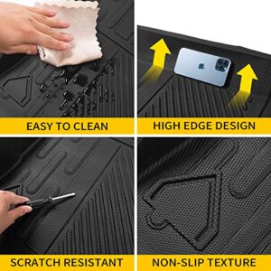 Maxzina Cargo Mat Compatible with 2021 2022 2023 2024 Ford Bronco Trunk Mat All-Weather TPE Rear Trunk Tray Cargo Liner for Ford Bronco Accessories 4 Doors (Not Compatible with Bronco Sport)