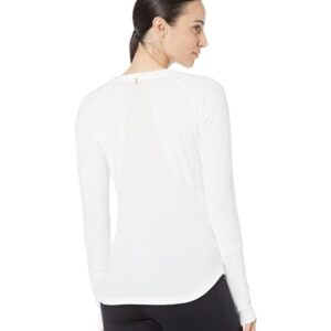 PUMA Women's Run Cloudspun Long Sleeve Tee, White, X-Large