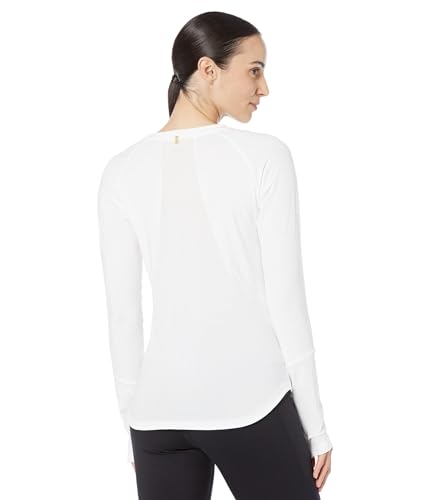 PUMA Women's Run Cloudspun Long Sleeve Tee, White, X-Large