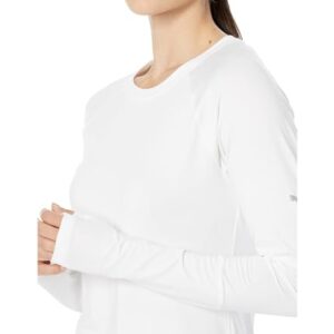 PUMA Women's Run Cloudspun Long Sleeve Tee, White, X-Large