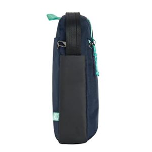 Travelon Greenlander Sustainable Anti-Theft Small Crossbody, Galaxy Blue, 7.5" W x 10.5" H x 2.75" D