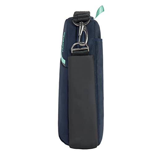 Travelon Greenlander Sustainable Anti-Theft Small Crossbody, Galaxy Blue, 7.5" W x 10.5" H x 2.75" D