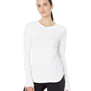 PUMA Women's Run Cloudspun Long Sleeve Tee, White, X-Large