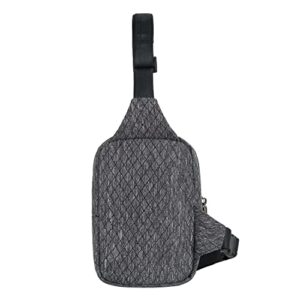 Travelon Greenlander Sustainable Anti-Theft Compact Sling, Diamond Ash