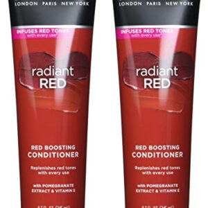 John Frieda Radiant Red Red Hair Conditioner, Daily Deep Conditioner, with Pomegranate and Vitamin E, Helps Replenish Red Hair Tones, 8.3 Ounce (2 Pack)