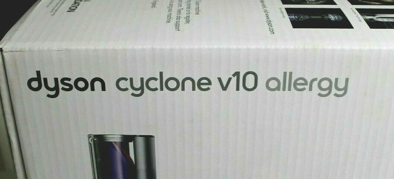 Dyson V10 Allergy Cordless Stick Vacuum Cleaner I Fade-Free Power I 14 Cyclones I Hygienic Bin Emptying I Whole Machine Filtration I Wall Mounted I Up to 60 Min Runtime I Blue + USB-C Adapter