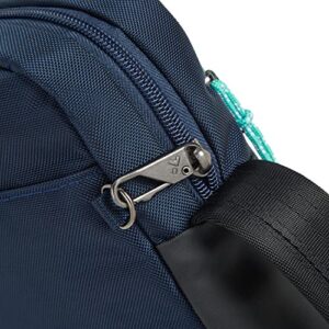 Travelon Greenlander Sustainable Anti-Theft Small Crossbody, Galaxy Blue, 7.5" W x 10.5" H x 2.75" D