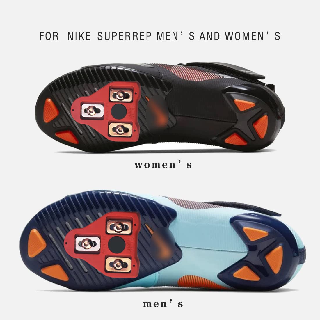 BUBOSPER Cleats Compatible with Nike Superrep Cycling Shoes for Peloton Bike.