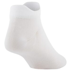 GOLDTOE Men's Nylon Lite No Show Socks, 6-Pairs, White 2, Large