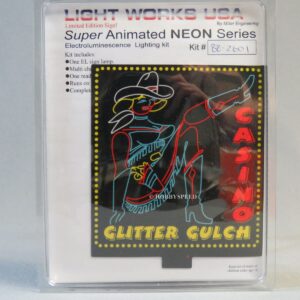 Miller Engineering Glitter Gulch Casino NEON Sign KIT O & HO Gauge