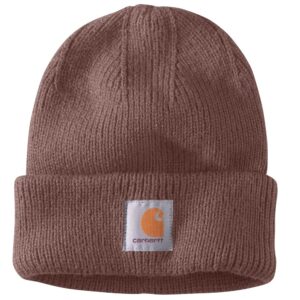 carhartt women's rib knit beanie, nutmeg, ofa