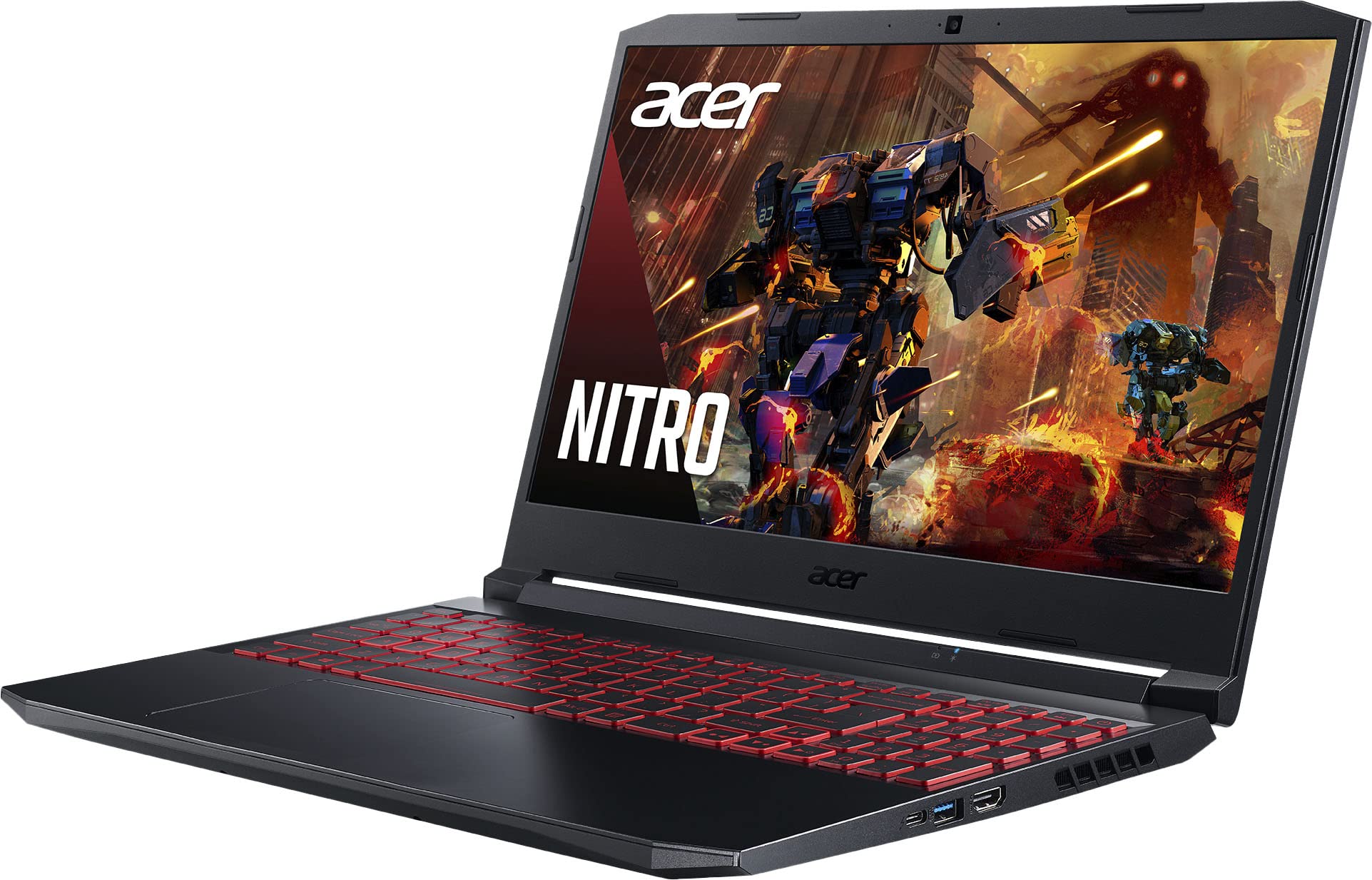 Acer Nitro 5 15.6"" FHD Gaming Laptop – Intel i5-11400H - 8GB DDR4 - 256GB SSD AN515-57-536Q, Black