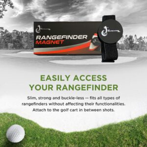 My Golfing Store Magnet for Eagle Eye Golf Rangefinder - Magnetic Holder with Adjustable Straps - Easy to Use, Stylish and Durable - Golf Range Finders and Accessories for Men and Women