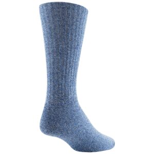 GOLDTOE Men's Harrington Crew Socks, Multipairs, Spectrum Blue Assorted (6-Pairs), Large