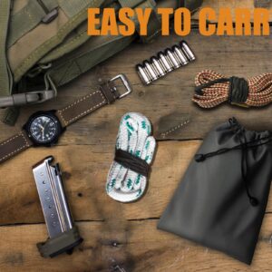 Gun Snake Cleaner, Barrel Rop for Handguns and Rifles 12 GA/.223 & 5.56mm/.38 & 9mm/.30 & 7.62mm,Gun Cleaning Kits with Gun Snake/Gun Cleaning Cloth,Gun Cleaning Supplies