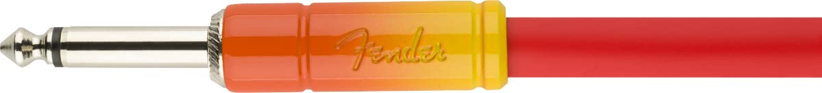 Fender Instrument Cable, 1/4" Straight, Tequila Sunrise (990810200)