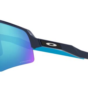 Oakley Men's Oo9465 Sutro Lite Sweep Rectangular Sunglasses, Matte Navy/Prizm Sapphire, 39 mm