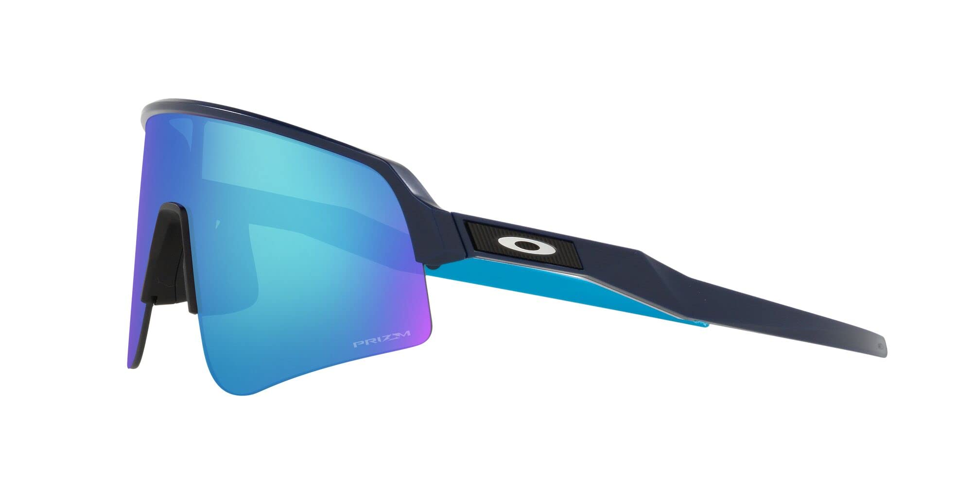 Oakley Men's Oo9465 Sutro Lite Sweep Rectangular Sunglasses, Matte Navy/Prizm Sapphire, 39 mm