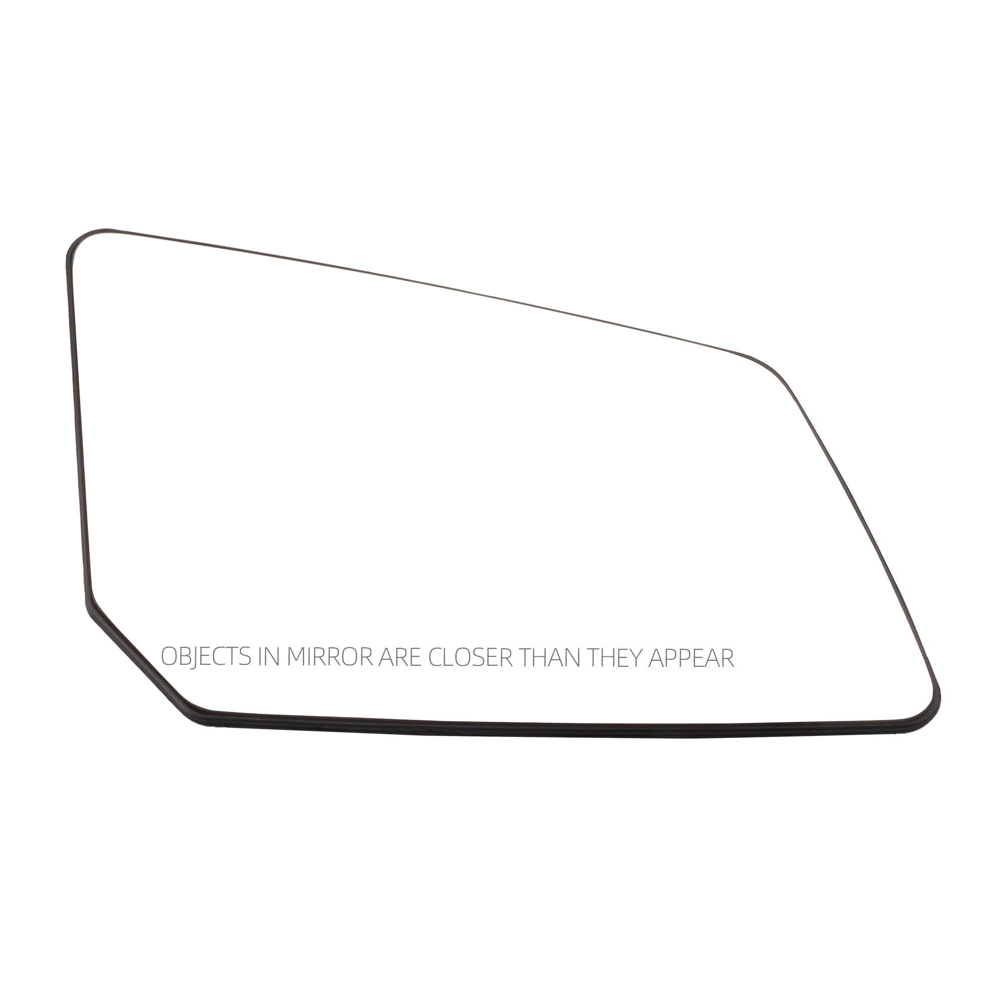 Dasbecan Right Passenger Side Mirror Glasses Assembly with Plastic Backing Plate Heated Glass Compatible With GMC Acadia Chevy Traverse Saturn Outlook Replaces 15951928 30223 80223