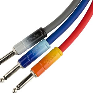 Fender Instrument Cable, 1/4" Straight, Tequila Sunrise (990810200)