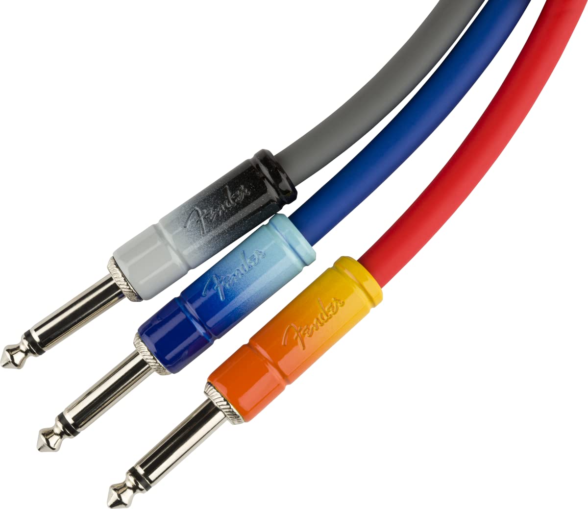 Fender Instrument Cable, 1/4" Straight, Tequila Sunrise (990810200)