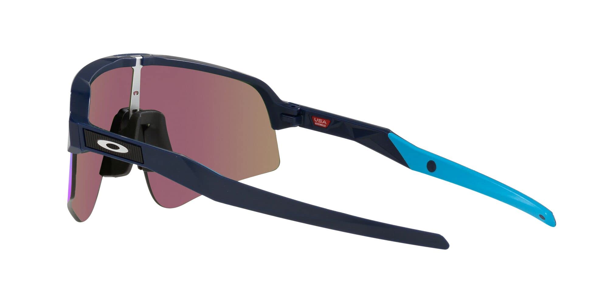 Oakley Men's Oo9465 Sutro Lite Sweep Rectangular Sunglasses, Matte Navy/Prizm Sapphire, 39 mm