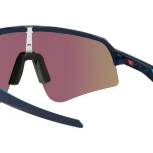 Oakley Men's Oo9465 Sutro Lite Sweep Rectangular Sunglasses, Matte Navy/Prizm Sapphire, 39 mm