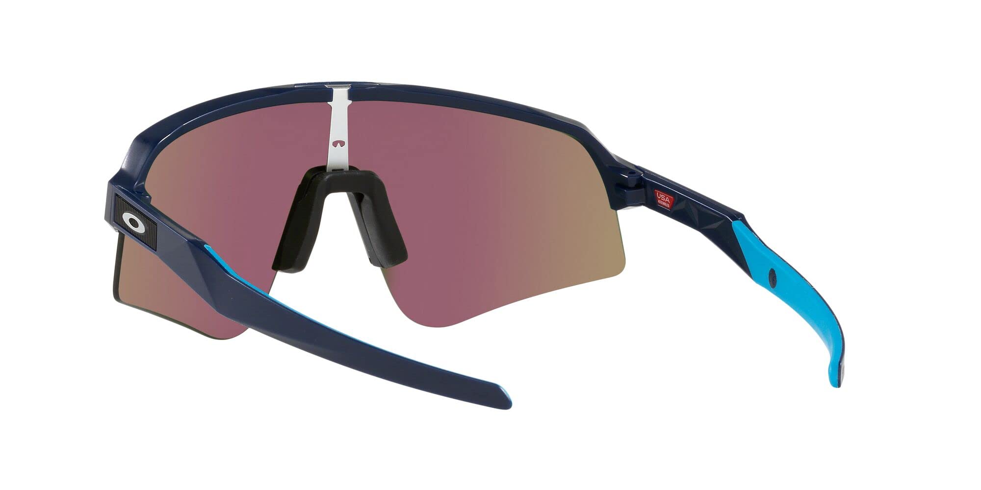 Oakley Men's Oo9465 Sutro Lite Sweep Rectangular Sunglasses, Matte Navy/Prizm Sapphire, 39 mm