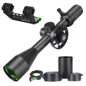 westhunter optics td 5-25x50 sfir ffp long range 1/10 mil precision riflescope | picatinny shooting kit a