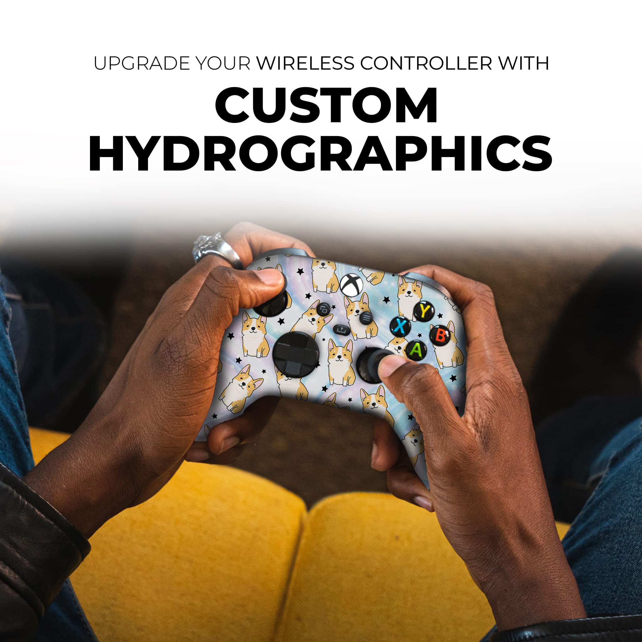 DreamController Original X-box Wireless Controller Special Edition Customized Compatible with X-box One S/X-box Series X/S & Windows 10 Made with Advanced HydroDip Print Technology(Not Just a Skin)