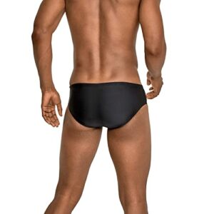 Speedo Mens Swimsuit Eco Prolt Solid Adult Swim Briefs, Solid Speedo Black, 30 US