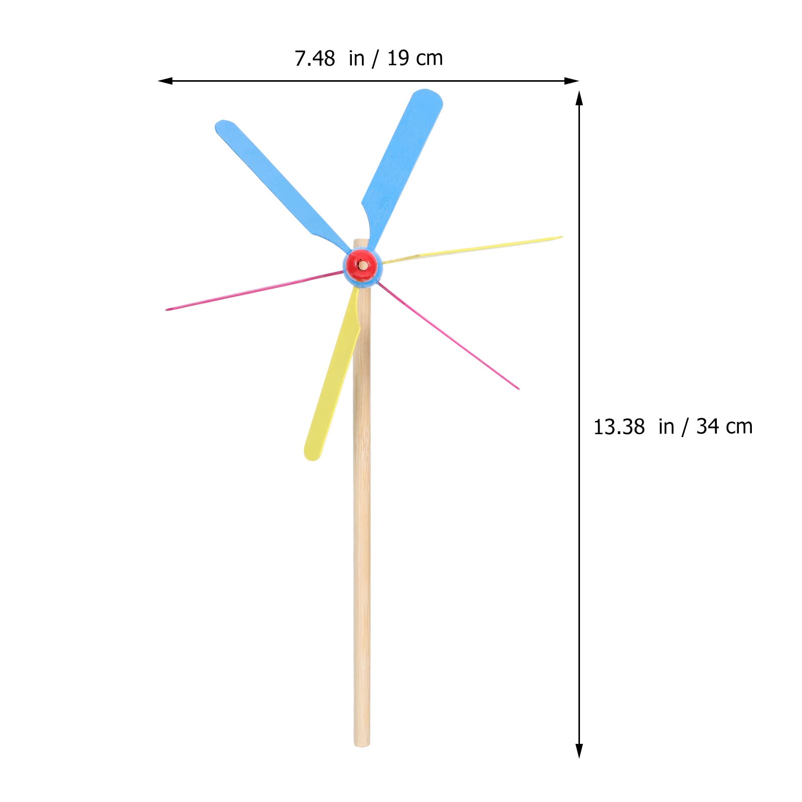 MILISTEN 1 Set Bamboo Flute Windmill Set Wood Whistles Toys Wooden- Copter Toy Spiral Whistles Playthings Dragonfly Multi- Musical Instrument Whistles Referee Wood Toys Advanced UFO Child
