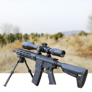 SHOTAC Rifle Scope 6-24X52, 34mm Tube, High Resolution for Long Range Shooting up to 4000 meter, FFP, IPX7 Waterproof & Shock Proof of .223, 308, 338, 3006, 45, 50, Durable and accurate