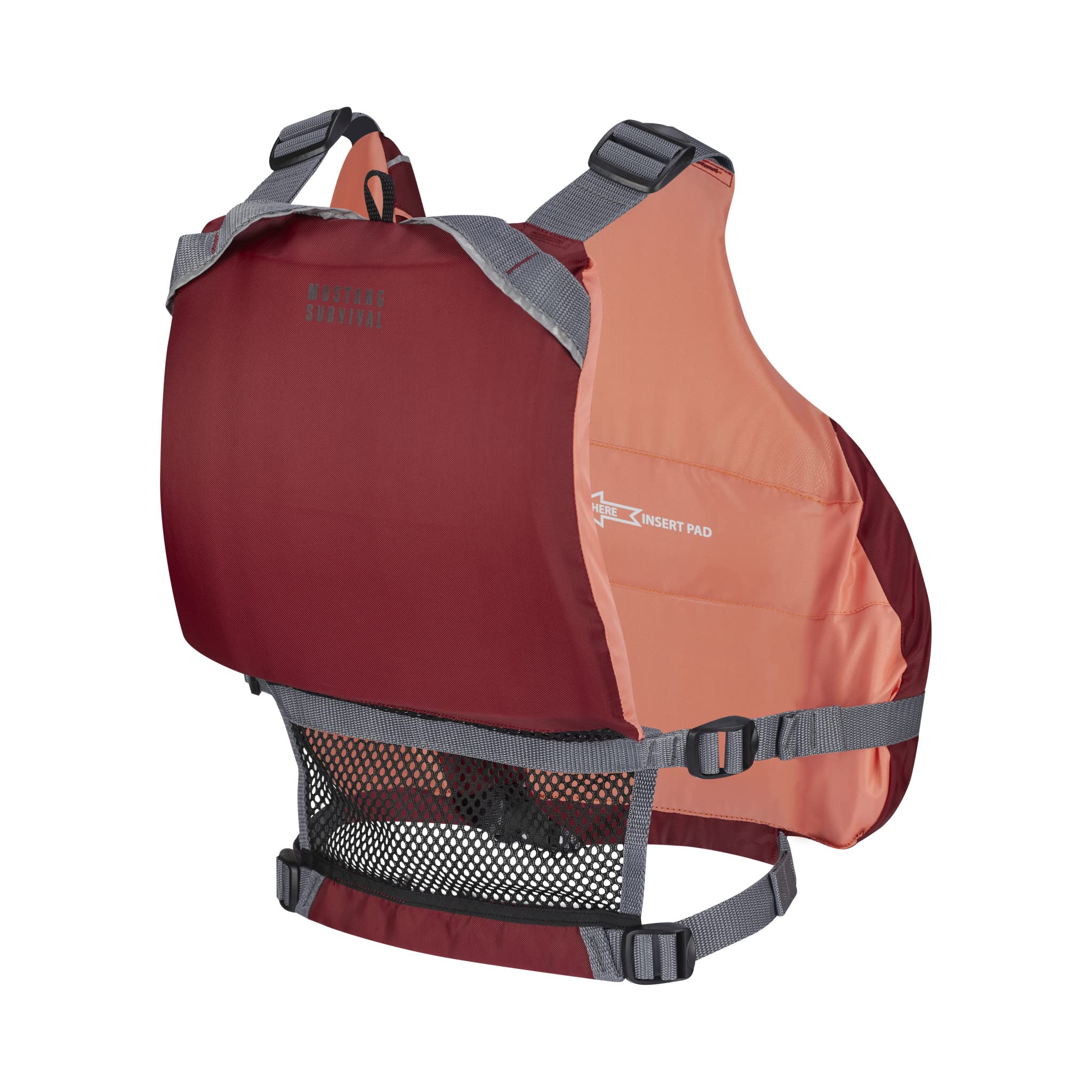 Mustang Survival - Moxie Foam Adult PFD (Merlot/Coral - M/L)