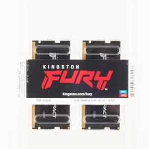 Kingston FURY Impact 32GB 4800MT/s DDR5 CL38 SODIMM XMP Ready (Kit of 2) KF548S38IBK2-32