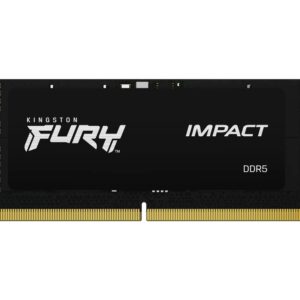 Kingston FURY Impact 32GB 4800MT/s DDR5 CL38 SODIMM XMP Ready (Kit of 2) KF548S38IBK2-32