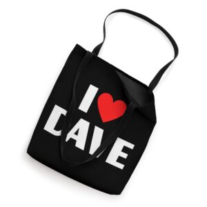 I Love Dave - I Heart Dave Tote Bag