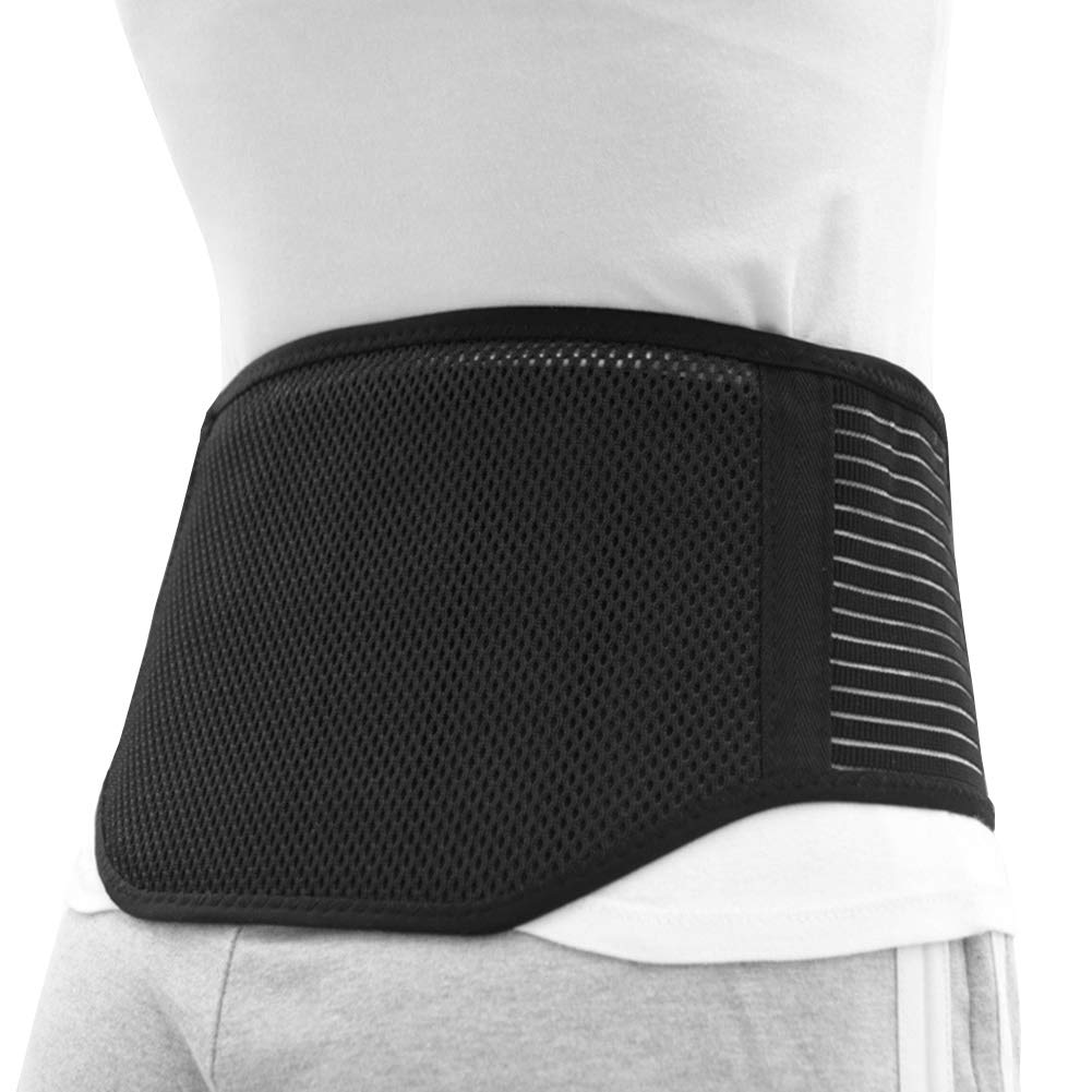 YZSHOUSE Adjustable Lumbar Brace Belt Lower Back Support, Magnetic Therapy Back Pain Relief Injury Prevention for Men & Women Herniated Disc (Size : S)