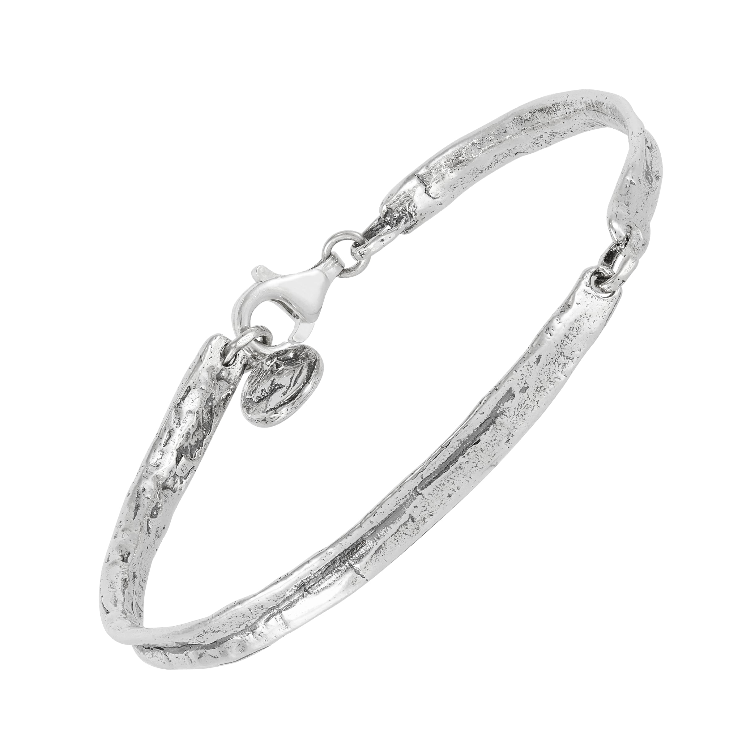 Silpada 'Graceful Lady' Bangle Bracelet in Sterling Silver, 8"