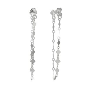 silpada 'square gazing' drop earrings in sterling silver