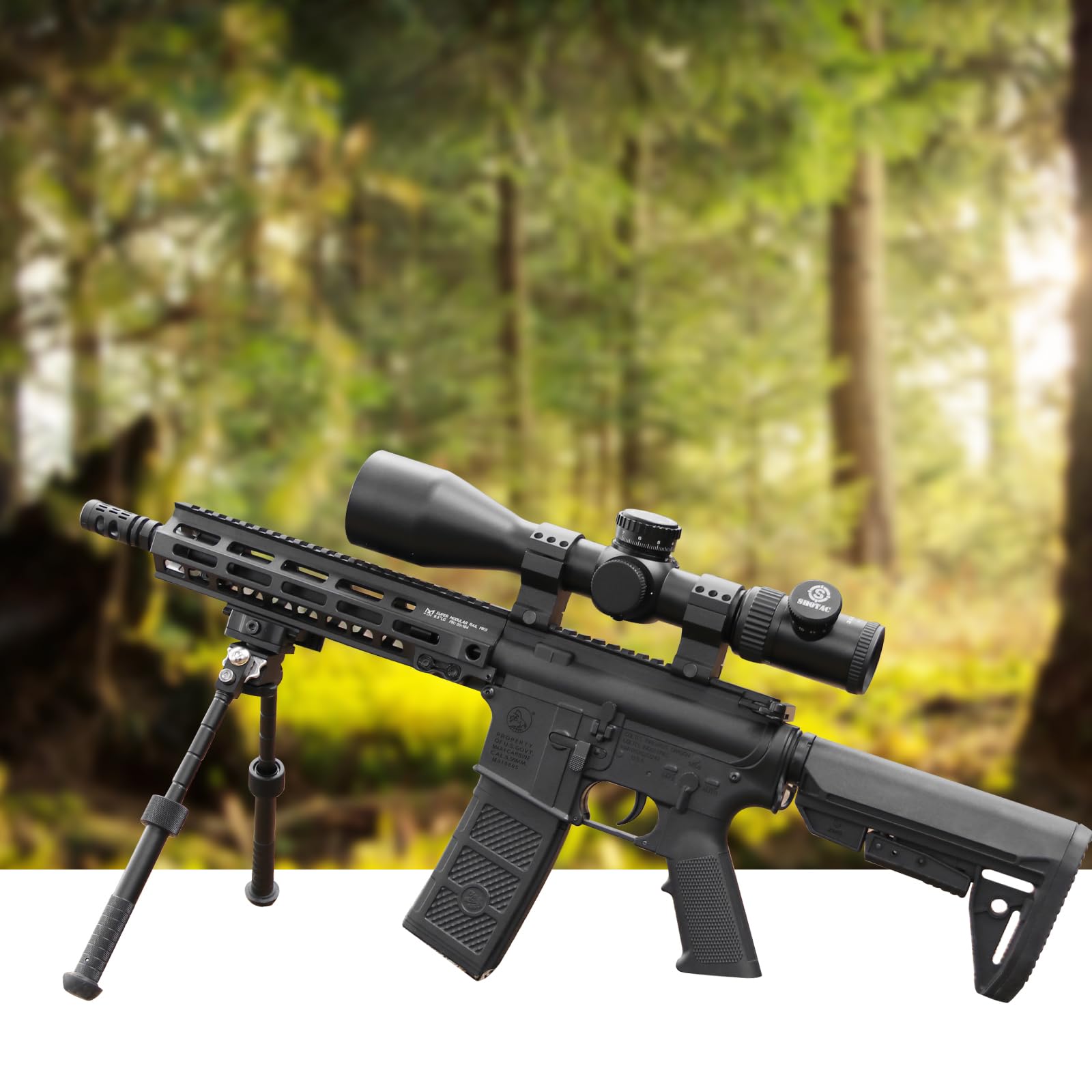 SHOTAC Rifle Scope 3.5-25X56, 35 mm Tube, High Resolution for Long Range Shooting up to 4000 meter, SFP, IPX7 Waterproof & Shock Proof .223, 308, 338, 3006, 45, 50,Durable and accurate