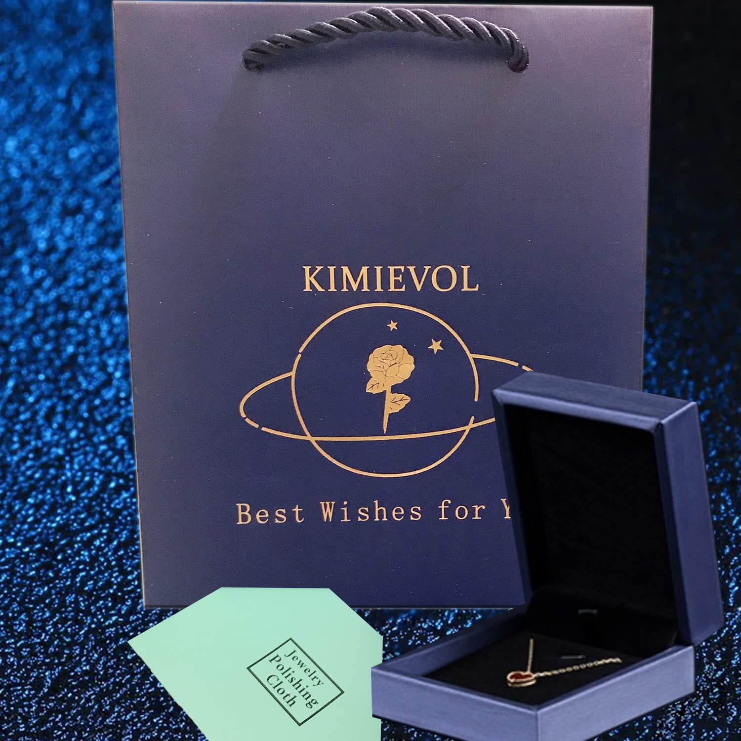 KIMIEVOL Necklaces for Women Aquamarine March Birthstone Necklace Sterling Silver Infinity Pendant Anniversary Birthday Christmas Jewelry Gifts for Women