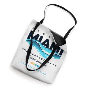 I Love Miami FL., Miami Beach Outfit Illustration Graphic Tote Bag