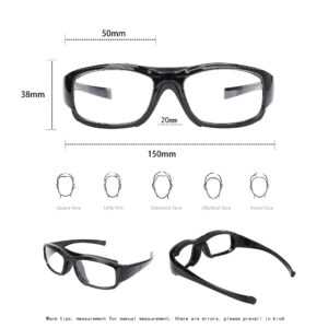 SooGree Sport Goggles Glasses Squash & Racquetball Goggles Basketball Glasses Adjustable Strap Resistant Impact