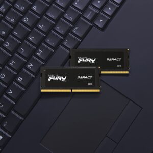 Kingston FURY Impact 32GB 4800MT/s DDR5 CL38 SODIMM XMP Ready (Kit of 2) KF548S38IBK2-32