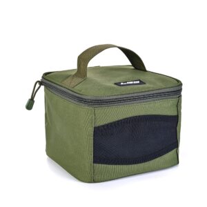 conskyee fishing reel case, fishing reel storage bag, oxford cloth square cover fishing accessories bag