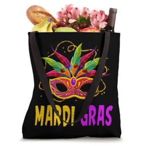 Mardi Gras Carnival Colorful Mask mardi gras Tote Bag