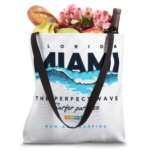 I Love Miami FL., Miami Beach Outfit Illustration Graphic Tote Bag