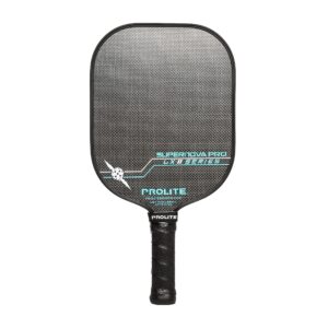 PROLITE LX Series Pickleball Paddles | Hyperweave Carbon Fiber Pickleball Paddle | 14mm Poly Core | Pickleball Rackets Made in The USA Since 1984 (Supernova Pro LX, Silver Fibers)