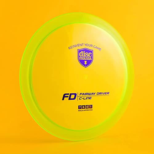 Discmania C-Line FD Disc Golf Fairway Driver – Straight Fairway Drives, Colors Will Vary (173-176g)